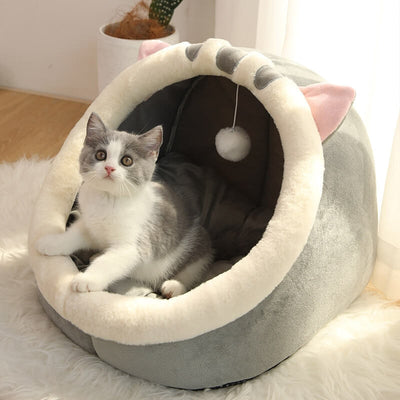 Komavic Animal-Themed Cat Cave Bed