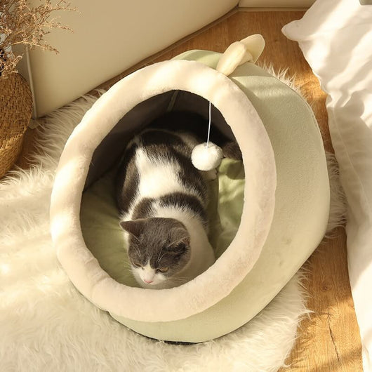 Komavic Animal-Themed Cat Cave Bed