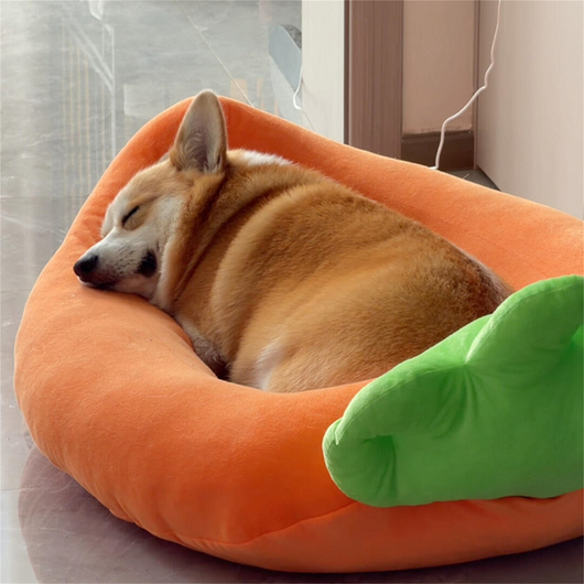 Komavic Carrot Pet Bed for Cats & Dogs