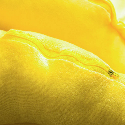 Komavic Banana-Shaped Dog Bed with Plush Filling