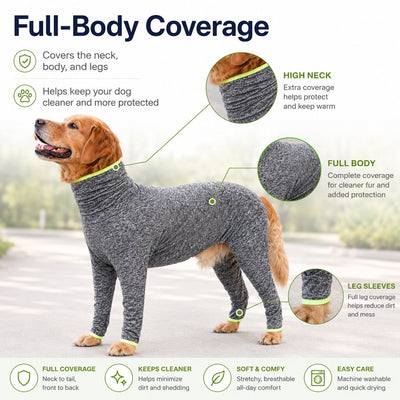 Komavic Dog Full-Body Suit Loose Fur Control