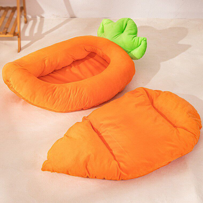 Komavic Carrot Pet Bed for Cats & Dogs