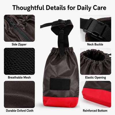 Komavic Dog Drag Bag Hind Leg Protection for Indoor Scooting