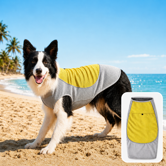 Komavic Dog Cooling Vest Water-Activated Summer Relief