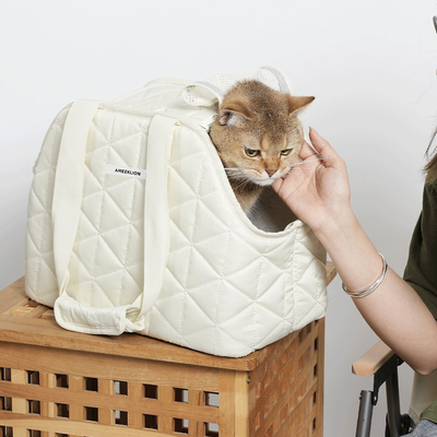 Komavic Warm Cat Carrier Tote with Fleece Lining