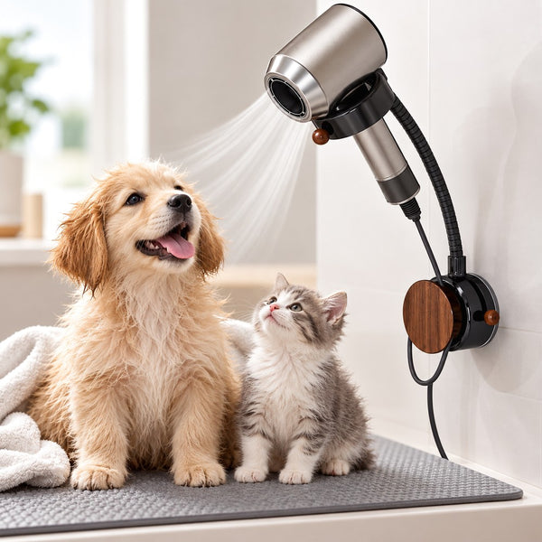 Hands-Free Pet Grooming Hair Dryer Holder