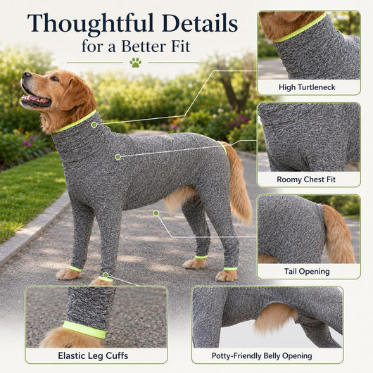 Komavic Dog Full-Body Suit Loose Fur Control