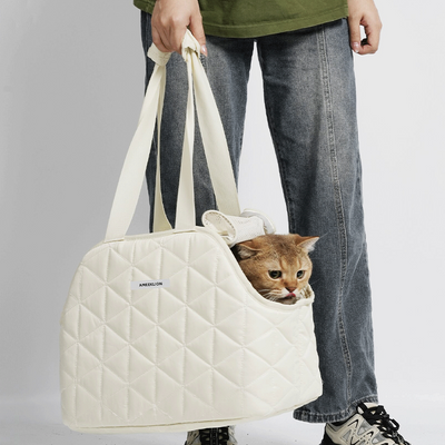 Komavic Warm Cat Carrier Tote with Fleece Lining