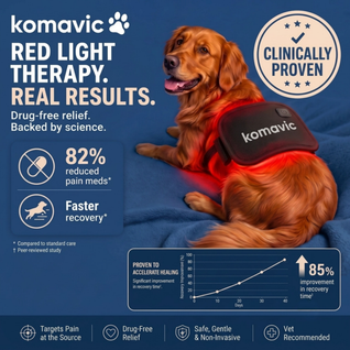Komavic Dog Red Light Therapy Pad for Joint Care