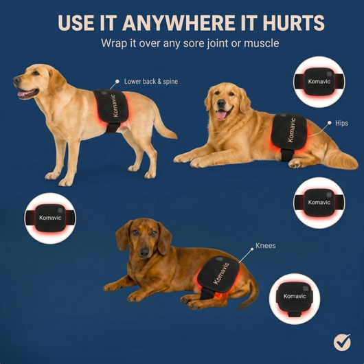 Komavic Dog Red Light Therapy Pad for Joint Care