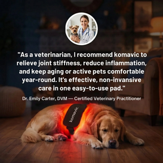 Komavic Dog Red Light Therapy Pad for Joint Care