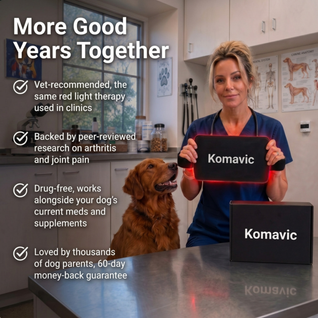 Komavic Dog Red Light Therapy Pad for Joint Care