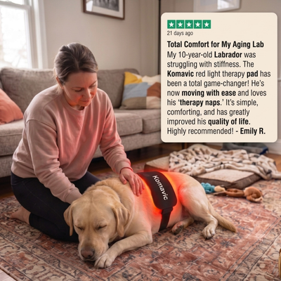 Komavic Dog Red Light Therapy Pad for Joint Care