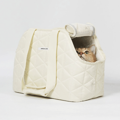 Komavic Warm Cat Carrier Tote with Fleece Lining