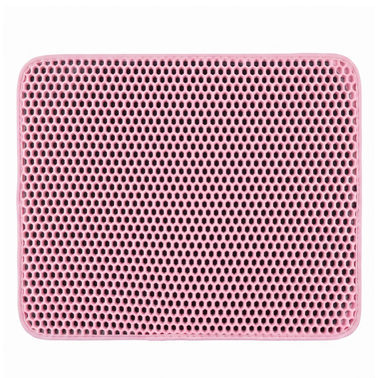 Paw-Catch™ Double-Layer Cat Litter Mat — Honeycomb Litter Trap, Waterproof & Non-Slip