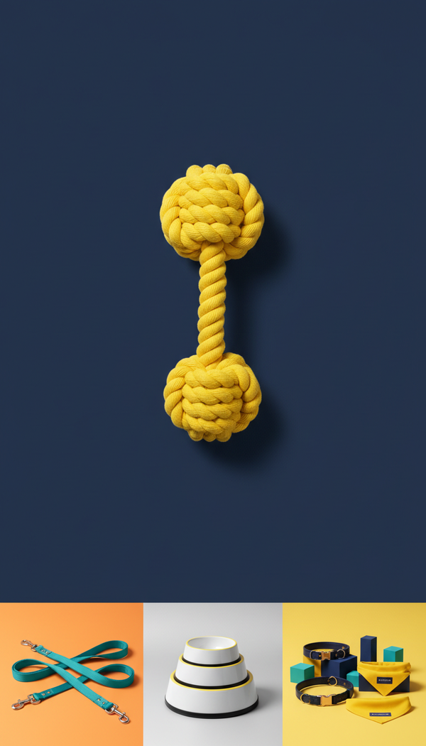 Interactive Rope Toy Dual Texture