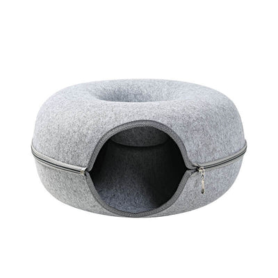 Komavic Donut Cat Cave & Tunnel Bed
