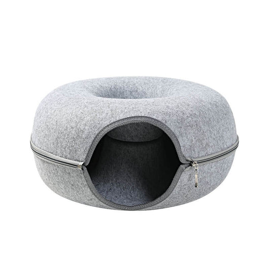 Komavic Donut Cat Cave & Tunnel Bed