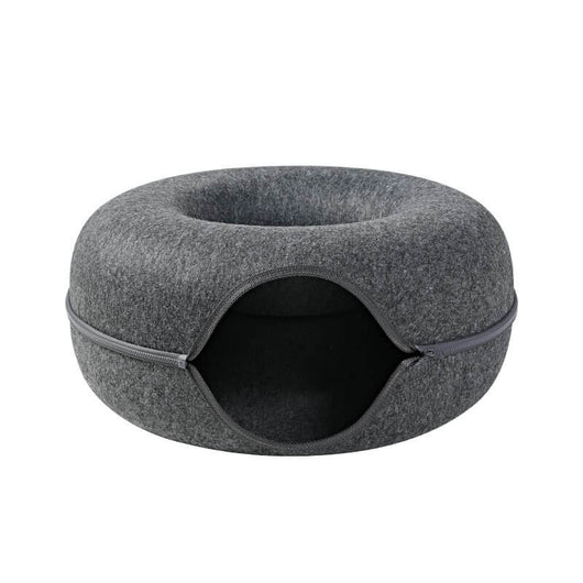 Komavic Donut Cat Cave & Tunnel Bed
