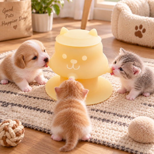 4-Nipple Silicone Nursing Feeder for Kittens & Puppies