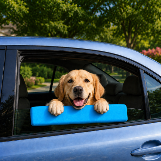 Dog Car Window Chin Rest Cushion for Car Doors – Soft Padded Window Edge Support for Dogs on Road Trips &amp; Daily Rides