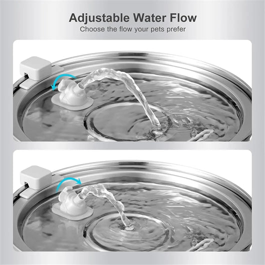 Cat Water Fountain Replacement Filters for Komavic Stainless Steel Pet Fountains