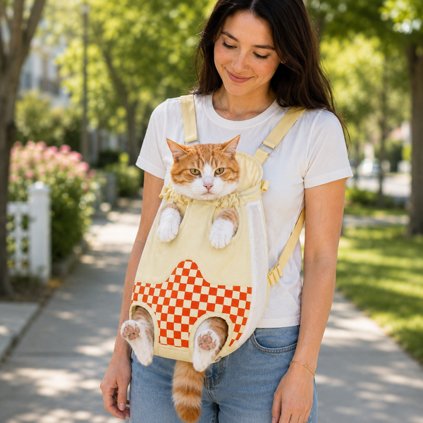Hands-Free Cat Carrier Backpack