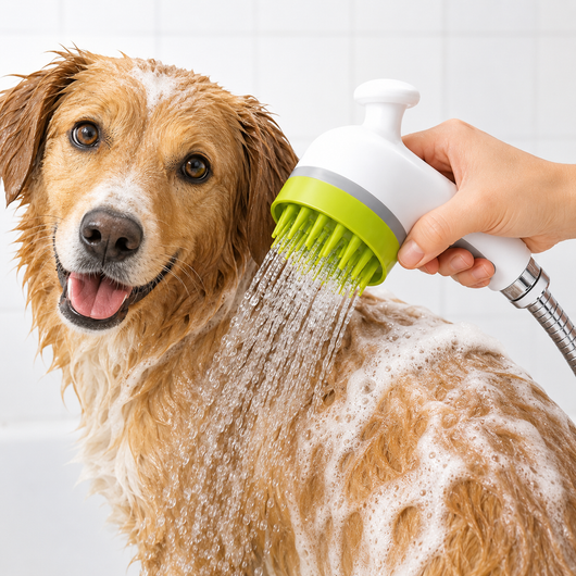 3-in-1 Pet Bathing Sprayer Brush for Dogs & Cats