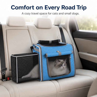 Expandable Bike Pet Carrier Backpack