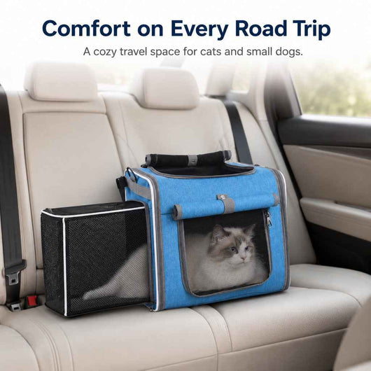 Expandable Bike Pet Carrier Backpack