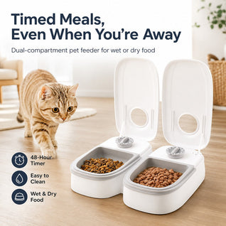 Komavic 48-Hour Timed Pet Feeder