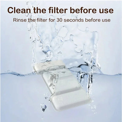 Cat Water Fountain Replacement Filters for Komavic Stainless Steel Pet Fountains