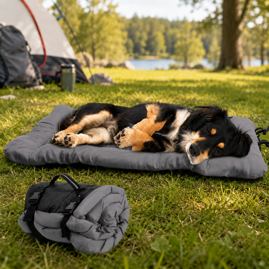 Komavic Portable Roll-Up Dog Bed for Travel
