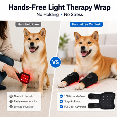 Komavic Rechargeable Dog Red Light Knee Wrap