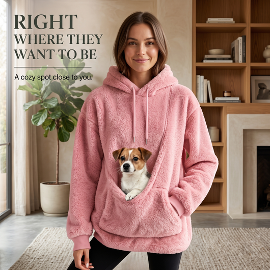 Komavic Cozy Pet Pouch Sweatshirt for Dogs & Cats