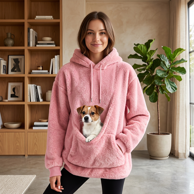 Komavic Cozy Pet Pouch Sweatshirt for Dogs & Cats