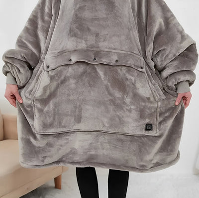Komavic Oversized Cozy Pet Pouch Hoodie for Cats & Dogs