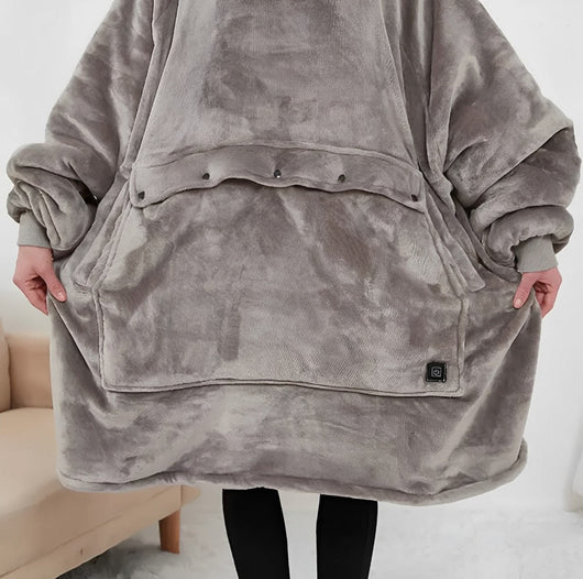 Komavic Oversized Cozy Pet Pouch Hoodie for Cats & Dogs