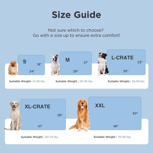 Ice Cooling Mat for Pets, Breathable Cooling Crate Pad Indoor for Pet
