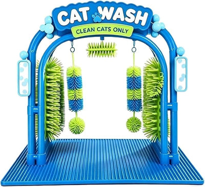 Komavic Self-Grooming Cat Brush & Play Station