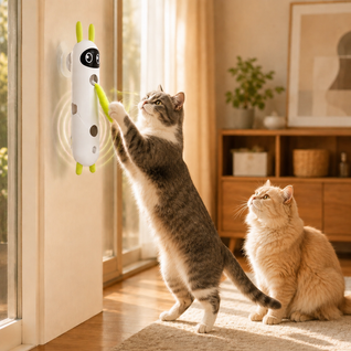 Motion-Activated Feather Cat Toy