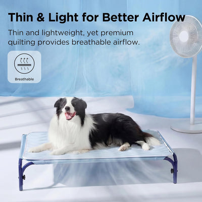 Ice Cooling Mat for Pets, Breathable Cooling Crate Pad Indoor for Pet