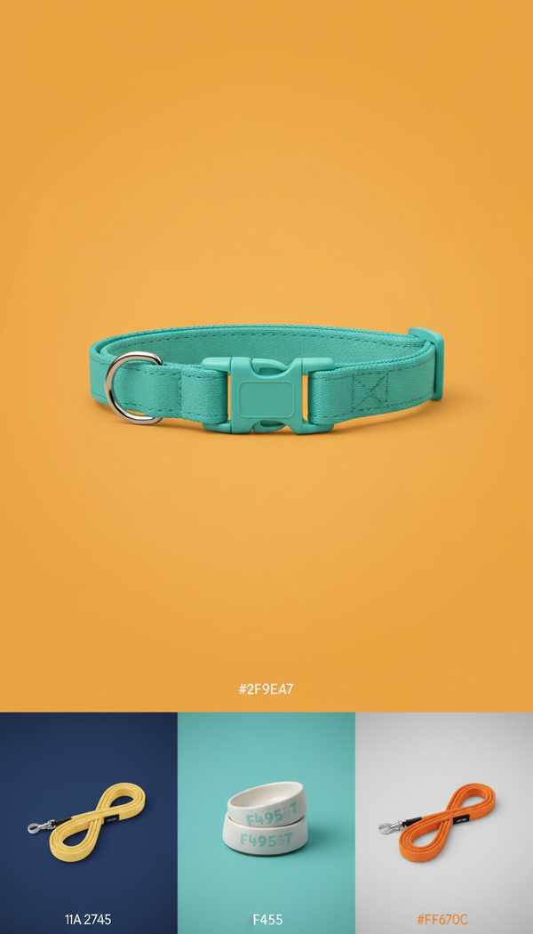 Geometric Cat Collar With Breakaway Buckle