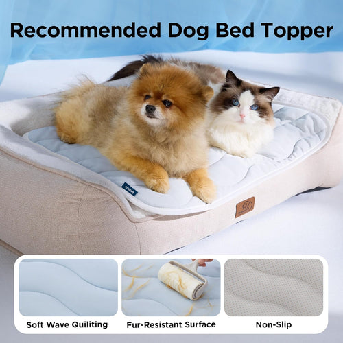 Ice Cooling Mat for Pets, Breathable Cooling Crate Pad Indoor for Pet