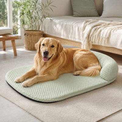 Komavic Cooling Pet Bed with Raised Bolster