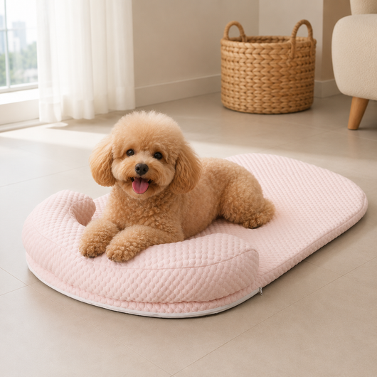 Komavic Cooling Pet Bed with Raised Bolster