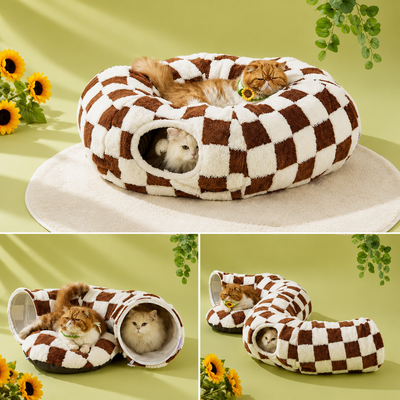 Komavic Washable Cat Tunnel Bed