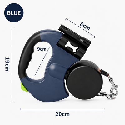 Komavic Dual Retractable Dog Leash for 2 Dogs