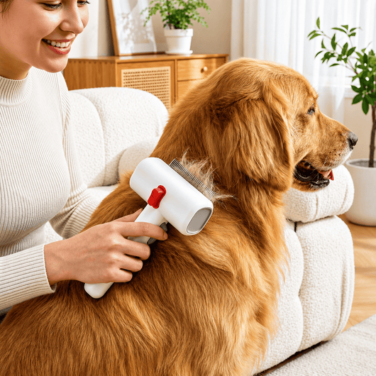 Komavic 2-in-1 Dematting & Deshedding Pet Brush