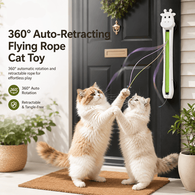 Automatic Retractable Cat Teaser